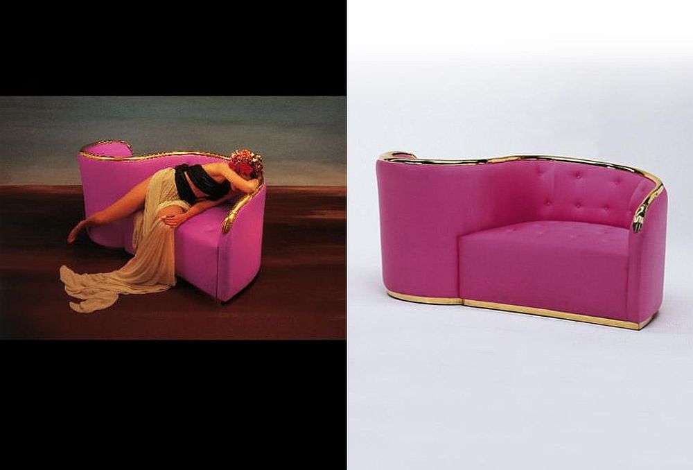 Sofa Vis à vis de Gala, design Salvador Dali 1935-1937