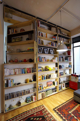 adelaparvu.com about UnWaste bookcase, design Bild Architecture, Photo TM Photo, biblioteca cu rafturi care se rotesc (1)
