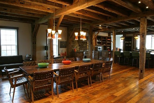 adelaparvu.com despre hambar transformat in locuinta contemporana, casa americana, design interior John Barman (9)