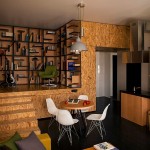 adelaparvu.com despre amenajare apartament de doua camere, mobila cu OSB, concept Constant Motion, arhitect AlexBykov (2)