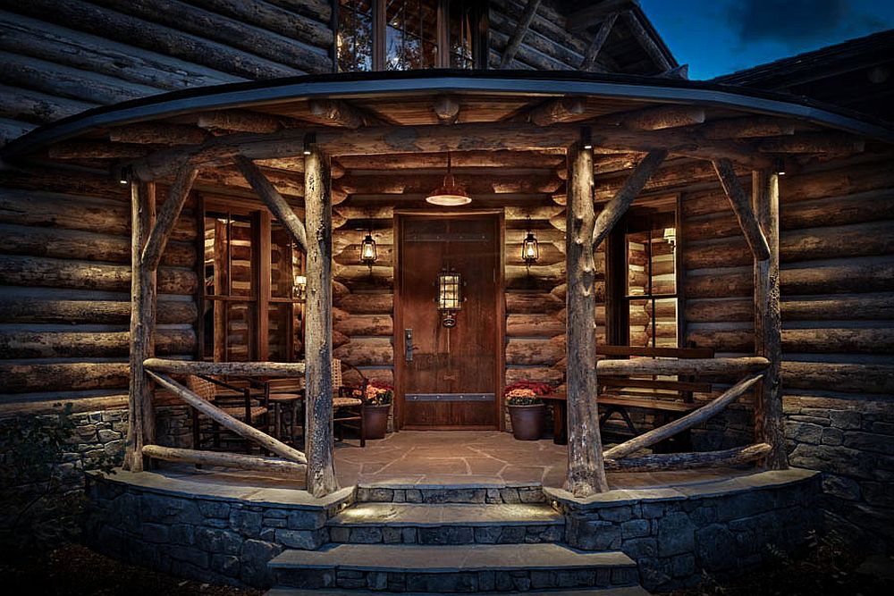 adelaparvu.com despre cabana din barne de lemn in Montana, design Miller Architects, casa lemn SUA, casa lemn Paradise Valley 