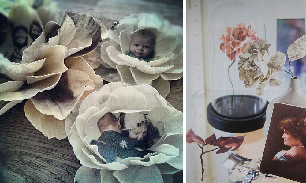 adelaparvu.com despre flori, frunze, pene de bumbac imprimate cu imagini vintage, artist Miranda van Dijk, Puur Anders (13)