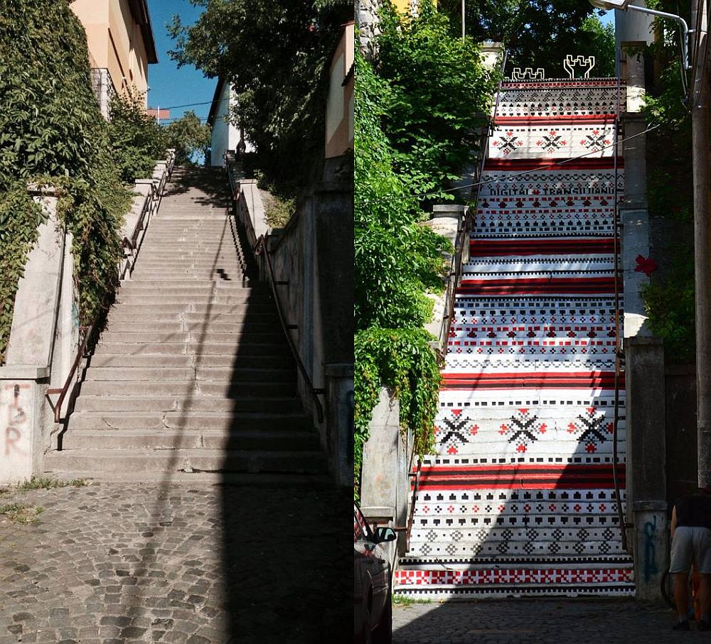 adelaparvu.com despre arta urbana in Targu Mures, Romania, Rakoczi Stairs in Targu Mures City Romania (8)