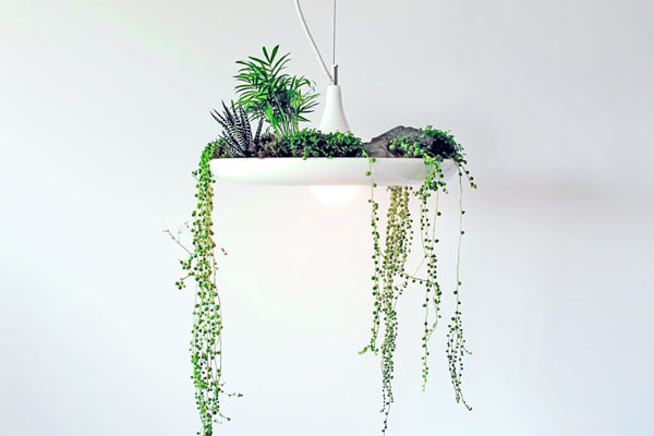 adelaparvu.com despre lampa suspendata cu plante, lampa Babylon, designer Ryan Taylor, Object Interface(1)
