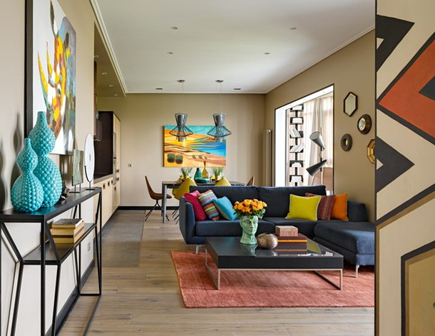 adelaparvu.com despre apartament modern cu motive africane, design Julia Kosova si Marina Korelskaya (1)