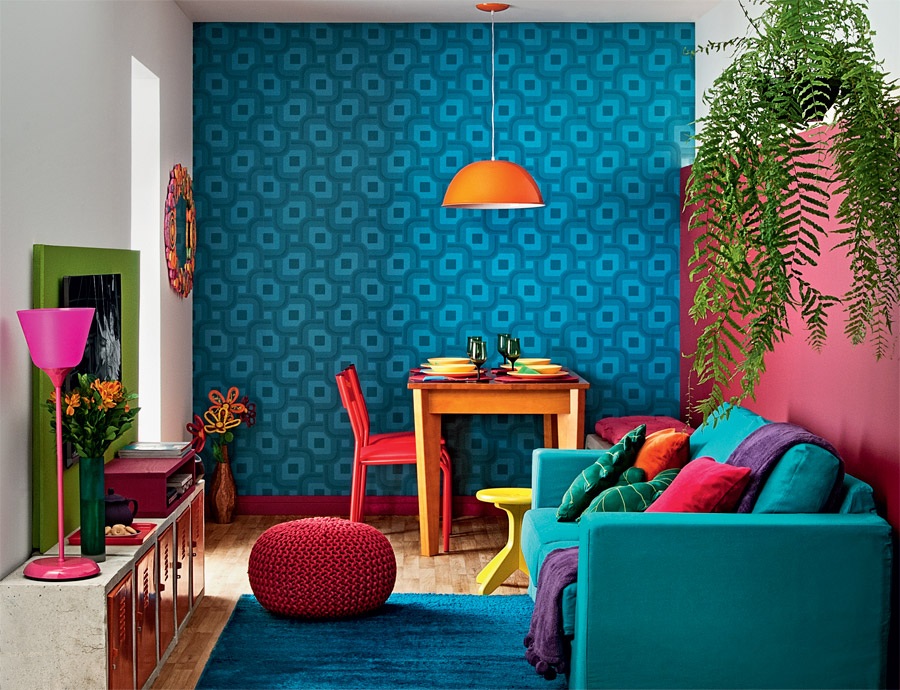 adelaparvu.com despre living mic si colorat, design Adriana Yazbek, Foto Minha Casa (5)