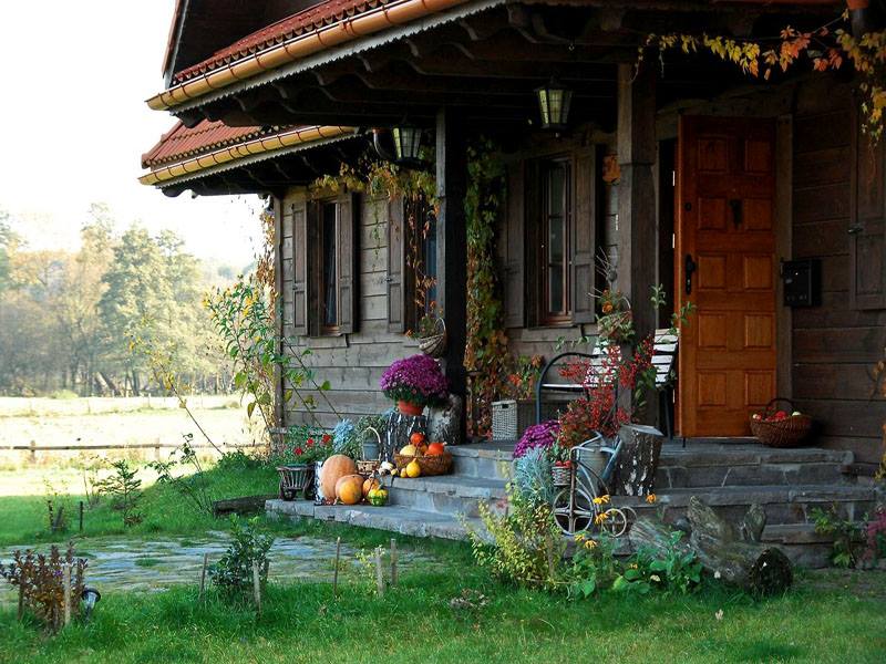 adelaparvu.com despre casa rustica din lemn cu interior clasic, casa Polonia, pensiune Stanica Rzeczna (38)