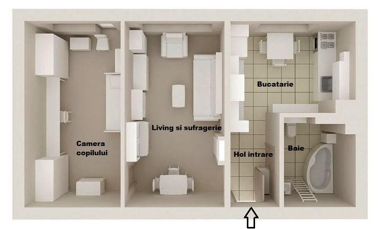 adelaparvu.com despre apartament de bloc 2 camere cu mobila reconditionata, Foto  Sylwester Rejmer (2)
