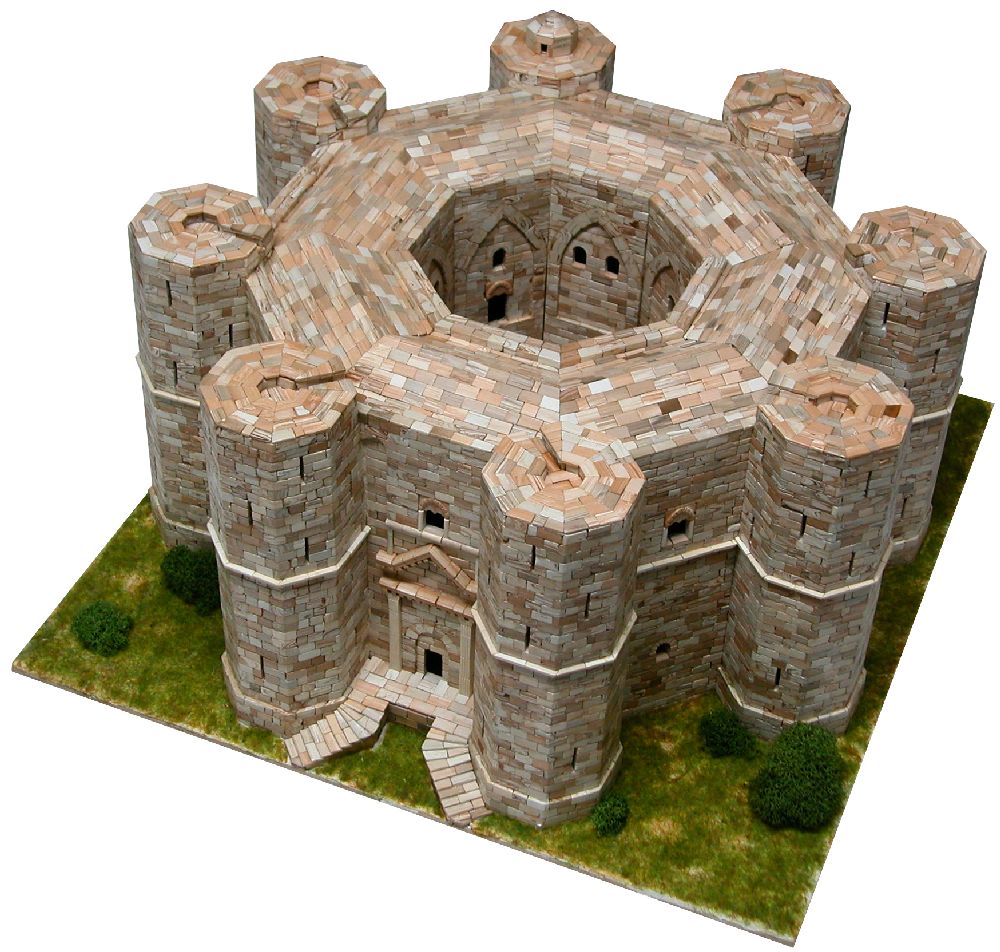 adelaparvu.com despre kituri de constructie, castelul Castel del Monte, Atelierul de Modelism