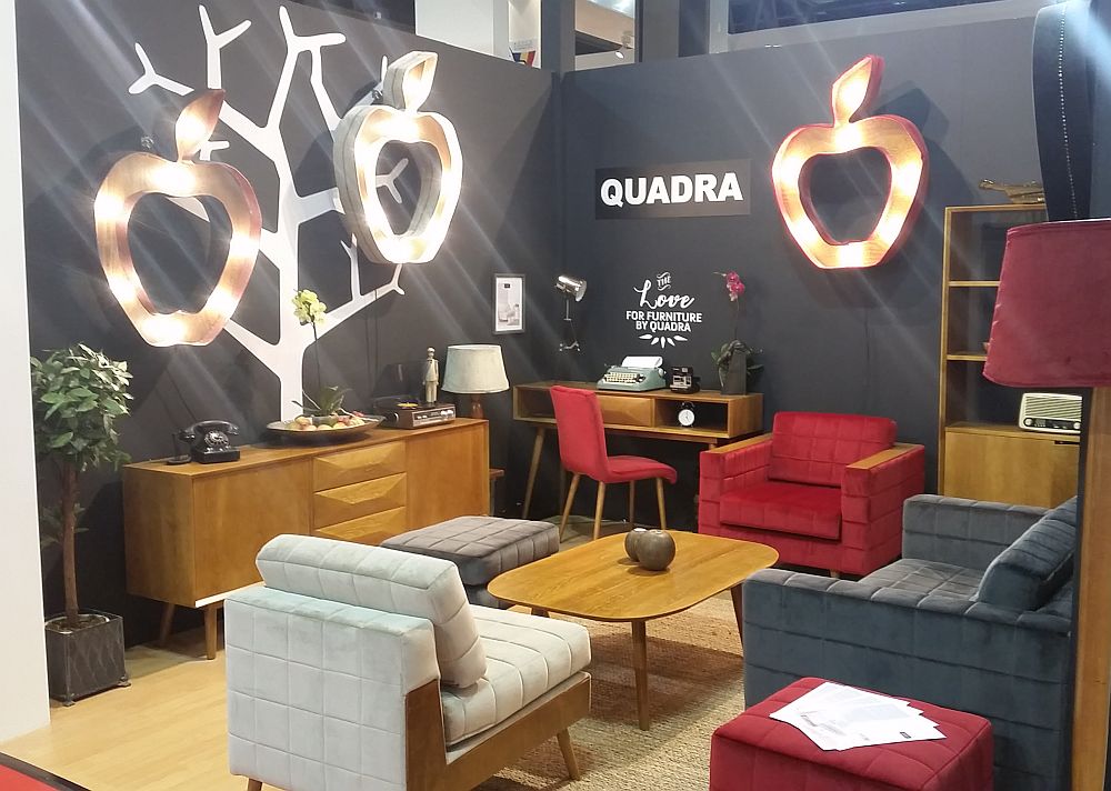 adelaparvu.com despre firme romanesti de mobila la Salone del Mobile Milano 2016, stand Quadra Furniture (7)