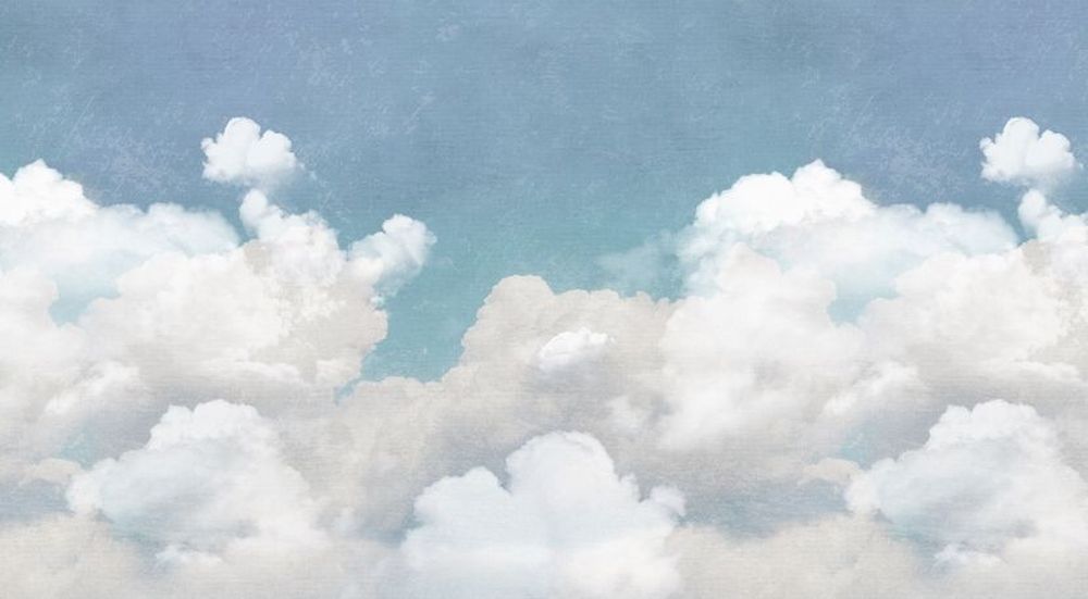 adelaparvu.com despre tapet cu nori, model Cuddle Clouds, design si foto RebelWalls (3)