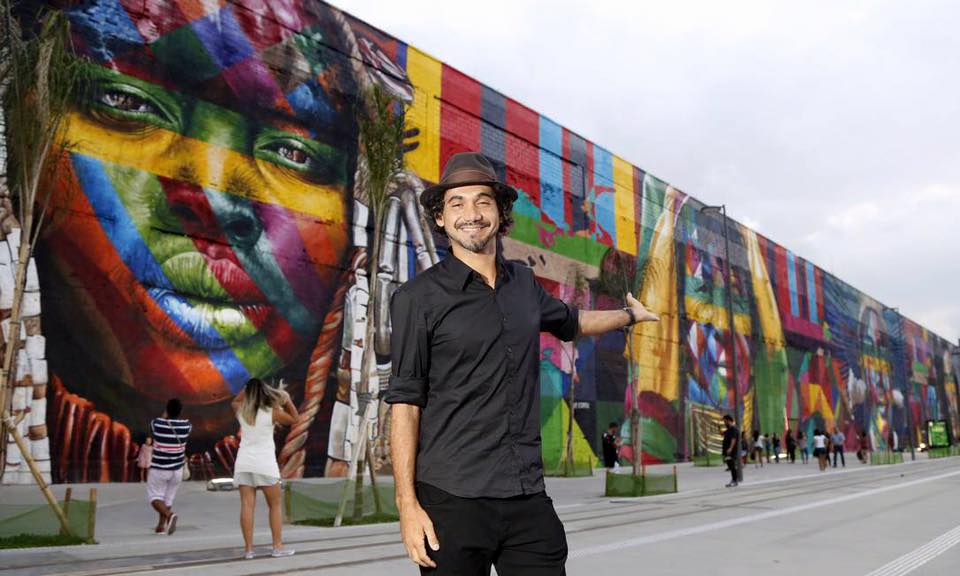 adelaparvu.com despre Eduardo Kobra artistul graffiti al oraselor, murala Indigenous (2)