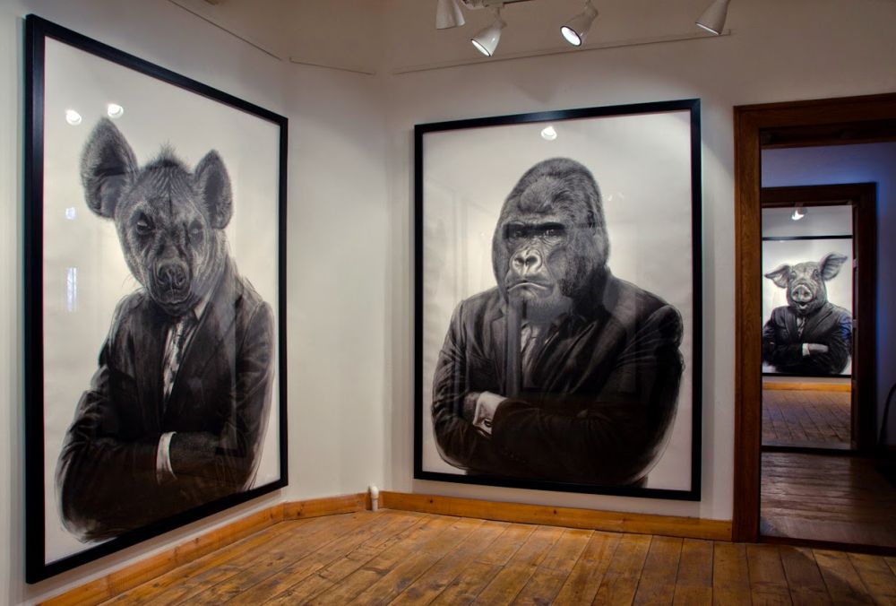 adelaparvu.com despre expozitia Political Bestiary, 2014, Casa Artelor Mogosoaia, Artist Valeriu Mladin (3)