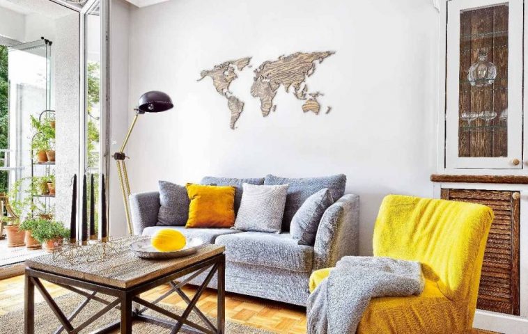 adelaparvu.com despre apartament cu accente de galben, designer Macieja Kocoja, Foto Mariusz Purta (3)