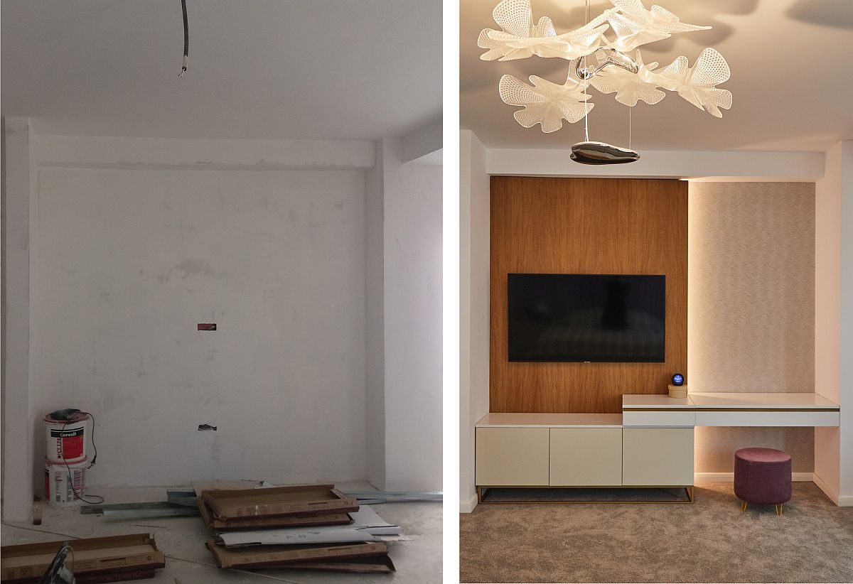 adelaparvu.com despre amenajare apartament 200 mp in Constanta, design interior Archivity, Foto inainte si dupa (1)