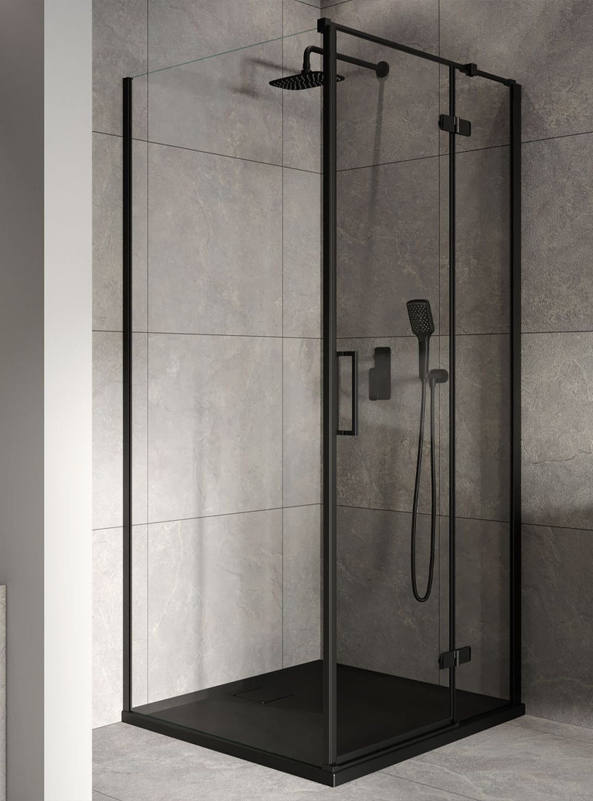 Cabină de duș și panouri de duș cu profile negre modele Jota de la Cersanit. Sunt disponibile la preț redus până pe 5 august. Vedeți toate modele de cabine și de panouri, dimensiuni și prețuri AICI.