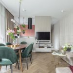 adelaparvu.com despre apartament elegant cu accesnte inedite culoare, design Nasz Nowe, Foto Marta Behling, Pion Poziom (1)