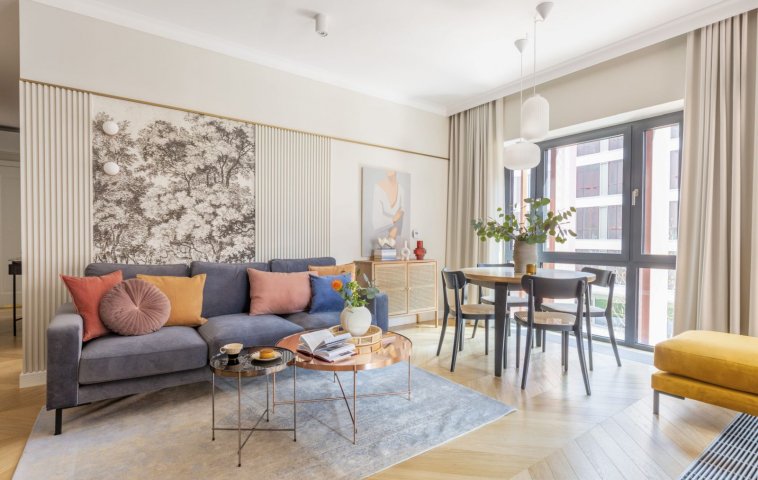 adelaparvu.com despre apartament 65 mp cald, luminos cu pereti albi, design Nasze Nowe, Foto Pion Poziom (2)